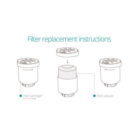 Duux | Anti-calc & Antibacterial Filter Capsules (2x) | For Beam mini | White - 4